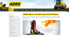 Desktop Screenshot of adro.cz